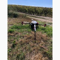 Обробка полів аграрними дронами XAG XP 2020. Внесенняя ЗЗР