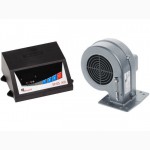 Вентилятор та автоматика для твердопаливного котла Kg Elektronik SP-05 LED+DP-02
